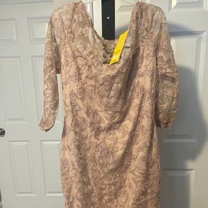 NWT Mother of the Bride 3/4 Sleeve Classy Dress 2x